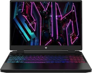 Acer Predator Helios Neo PHN16-71-929E, Ordinateur Portable Gaming 16" WQXGA IPS 165 Hz, PC Portable Gamer (Intel Core i9-13900HX, RAM 32Go, SSD 1024Go, NVIDIA GeForce RTX 4070...