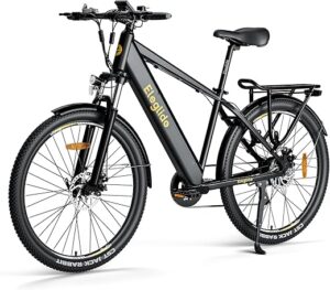 Eleglide T1 Vélo électrique de Montagne, Moteur 250W Batterie 36V 13Ah, Shimano 7 Vitesses, 27,5" VTT Adulte, E-Bike Urbain pour Homme Femme, Vélo de Ville Frien à Double...