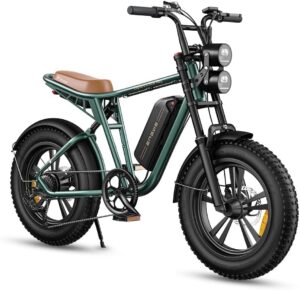 ENGWE M20 Vélo électrique pour Homme avec pneus Fat Tire 20" x 4,0" 48 V 13 Ah Longue portée 50 km à 100 km 7 Vitesses (Vert)